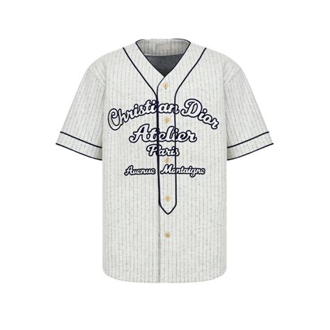 dior baseball t shirt|DIOR MEN 2022 Atelier Baseball Jersey Henley .